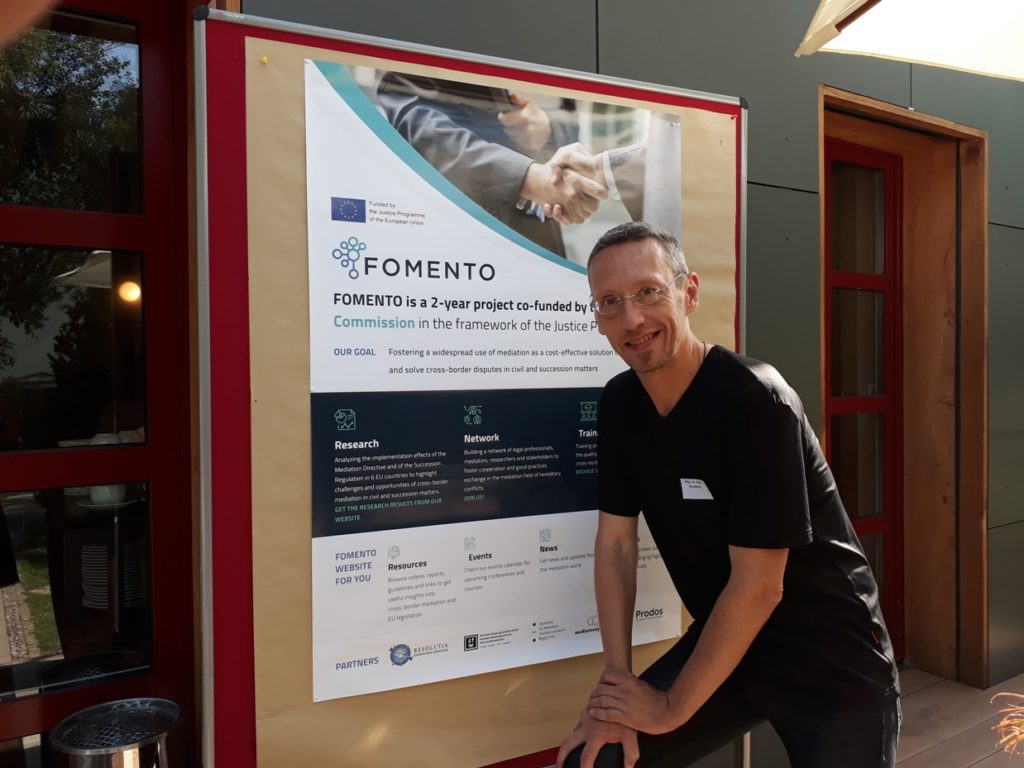 Ulrich Wanderer bei der FOMENTO Konferenz zur Europäischen Erbschaftsmediation